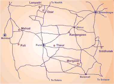 Ashta Vinayaka Root Map